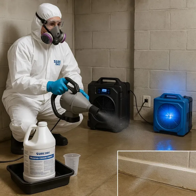 Sanitization and Odor Removal process in King George County, VA